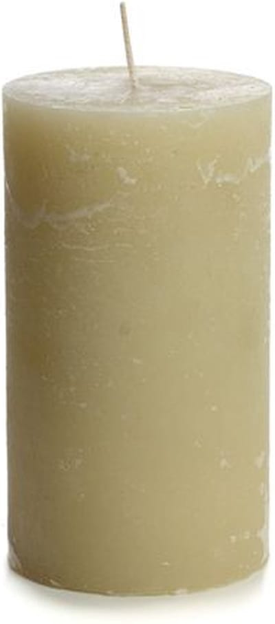 Rustik Lys - Rustieke stompkaars 'Classic' (Ø10x18cm, Pistache)