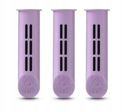 Dafi Serie - Waterfilterpatronen voor Flessen - Violet - Set van 3