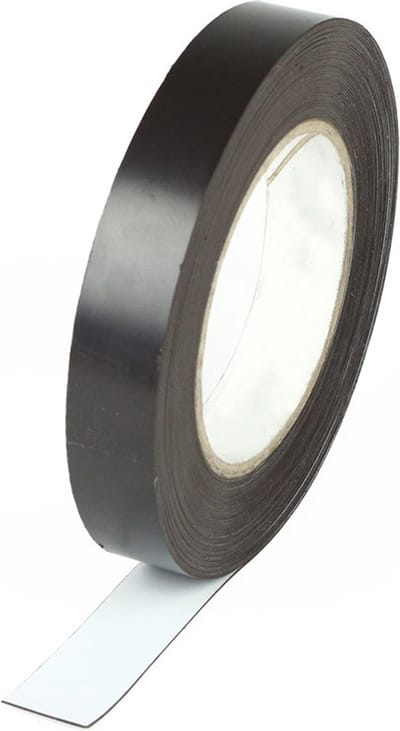 Magneetband op rol - Geel - 10 m x 15 mm