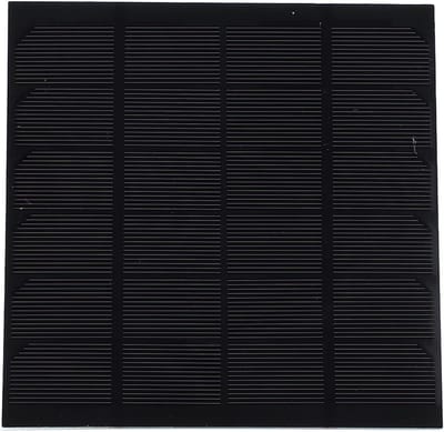 Draagbaar Zonnepaneel - Zonnecellen Oplader - Kleine Apparaten Laden - Hoge Conversie Efficiëntie - 145 x 145 mm - Zwart