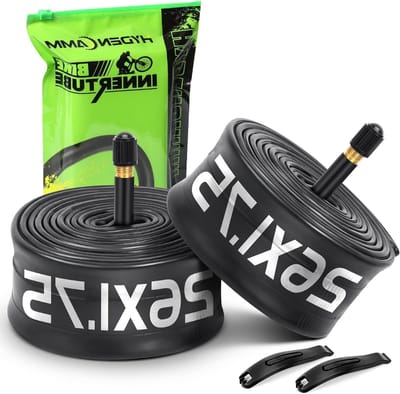 Fiets binnenbanden - 2 stuks - Veilig Fietsen - Premium Butyl Rubber - 26 x 1.75-2.125 - Zwart