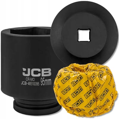 JCB - 6-kantige Slagmoer - 95mm - CrMo Staal