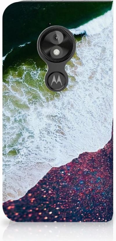 Standcase Hoesje voor Motorola Moto E5 Play Stand Case Sea in Space