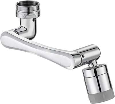 1440° Draaibare kraan - Kraan - Opzetstuk kraan - Kraankop - RVS - Perlator- Roterend - Verlengstuk - Waterbesparend - Keukenkraan - Badkamerkraan - Zwenkbaar - Sproeier - Afwassen - Goud