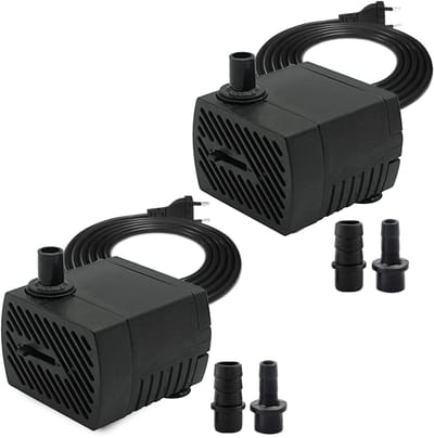 JHUBERS - Mini Waterpompen - 280 L/h Capacitiet - Stil en Krachtig - Ideaal voor Aquariums en Tuinen - Verstelbare Waterpomp - Efficiënt en Duurzaam