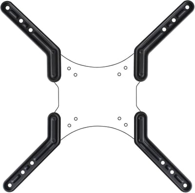 VESA Adapterplaten voor LCD LED OLED Plasma TV - Uitbreiding van VESA 200 naar 300 en 400 - Zwart of Wit
