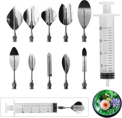 Allecto - 3D Gelatine Tools - Jelly Cake Decoratie - 10-delige Set - Perfect voor Pudding Taart - Inclusief Spuit - Voor Creatieve Bakliefhebbers
