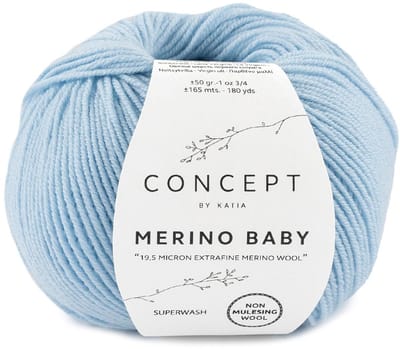 Katia Concept Merino Baby - 08 babyblauw - Wol Garen