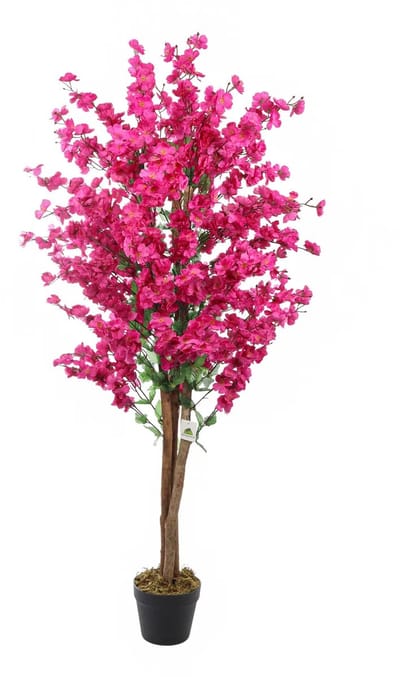 Kunst Bloesemboom | 150cm | Paars - Zijde Bloesemboom - Bloesem Kunstplant - Prunus