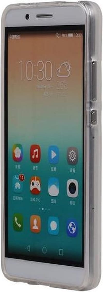 Microsoft Lumia 950 TPU Hoesje Transparant Wit