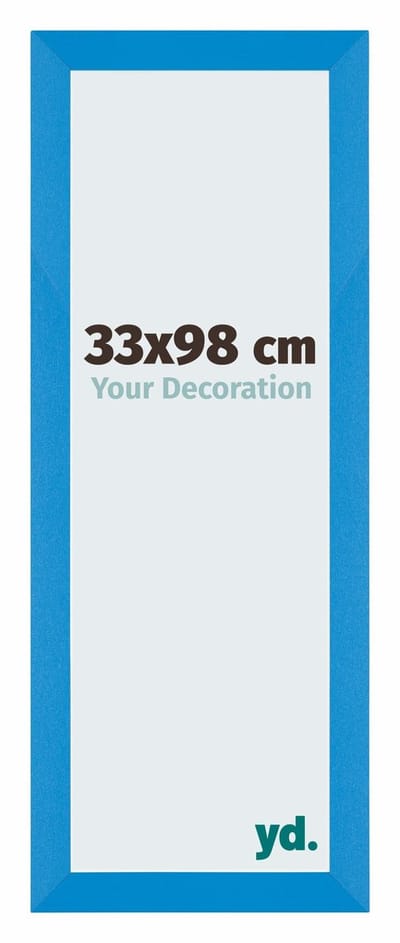 Your Decoration - Puzzellijst 33x98 cm - Helder Blauw - Puzzellijst 500-1000 stukjes - MDF Fotolijst - Mura