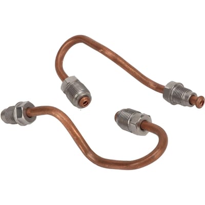 Étriers Tuyaux de Frein Arrière Cuivre Tube Pont de Frein avec Connecteur en Acier Inoxydable Remplacement pour brown
