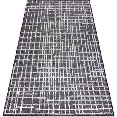 Kleden Rugsx Sisal tapijt SISAL SION geruite , Lijnen 120x170 cm