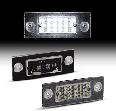 Recambo Led-kentekenplaatverlichting met E-goedkeuring | Plug & Play | CanBus - foutvrij | SMD kentekenplaatverlichting compatibel met Audi A2 | type 8Z | BJ 1999-2005