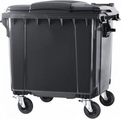 ESE 4 wiel afvalcontainer 660 liter grijs