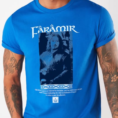 Lord Of The Rings Faramir Of Gondor Men's T-Shirt - Royal Blauw - S