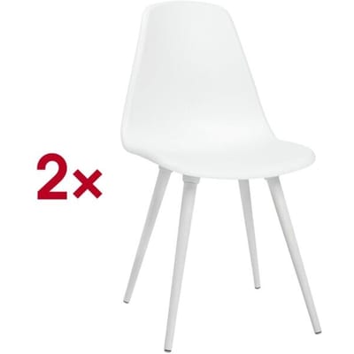 Topstar® T 2020 kuipstoel, 4-poot, desinfectiebestendig, zonder armleuningen, wit/wit