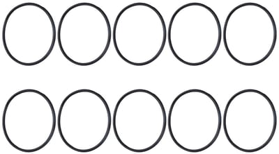 10 Stuks Ronde Rubber Transmissieriemen voor Machines - 5mm Diameter, Duurzaam en Betrouwbaar voor Mechanische Toepassingen