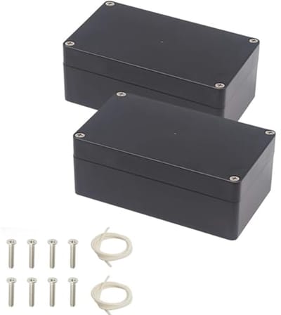 Junction Box Waterproof IP66 - ABS Buitenbehuizing - 2 Stuks - Ideaal voor Elektronische Projecten - SnelShoppen