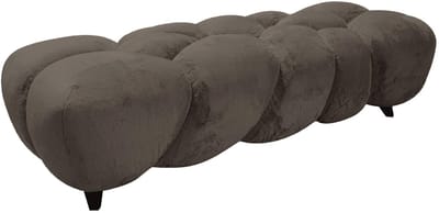 PTMD - Bankje Nubibus - Taupe - 160x60x41cm