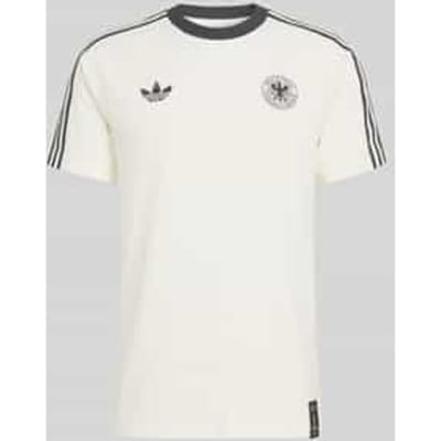 regular fit T-shirt van katoenmix met DFB-applicatie