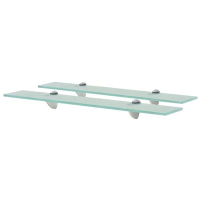 vidaXL - Schappen - zwevend - 2 - st - 60x10 - cm - 8 - mm - glas