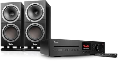 Teufel THEATER 500s KOMBO 2 - Stereo-set met boekenplankspeakers & cd-receiver - Bluetooth, wifi, Spotify Connect, DAB+, HDMI