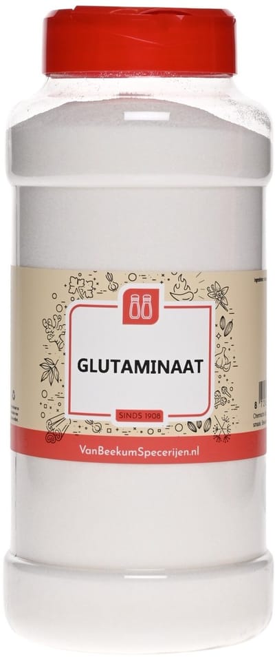 Van Beekum Specerijen - MSG Glutaminaat (E621) - Strooibus 750 Gram