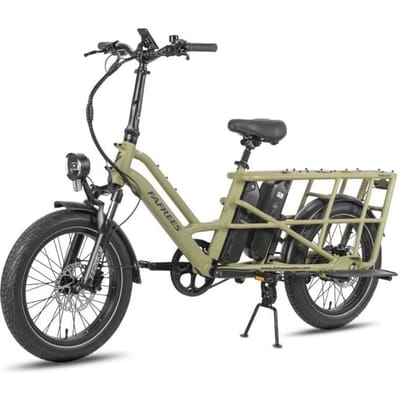 Fafrees FF20 CUV - Elektrische bakfiets - 250 W - 48 V - 24 Ah - 20 inch naaf - Maximale snelheid 25 km/u - Groen