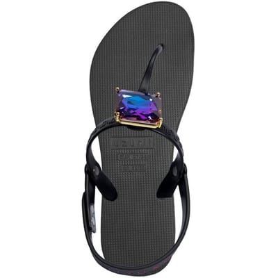 Uzurii | Teenslippers | Dames | Zwart | Maat 35/36