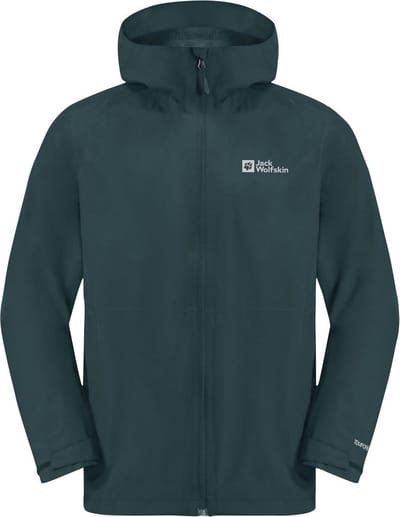 Jack Wolfskin ROBURY 2L JKT M Heren Outdoorshirt - emerald - Maat L
