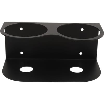 Support de Pulvérisateur Polyvalent Mural Acier au Carbone Robuste Rangement pour Garage Maison Atelier d'Artisanat Peinture black