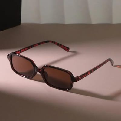 Stijlvolle Vierkante Zonnebril Vrouw Man Retro Spiegelglas Eenvoudig Zonnekleding Vrouw Man Coole Kleuren Zonnebril Other gray
