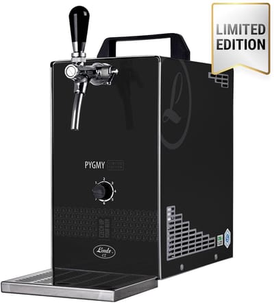 Tapinstallatie PYGMY 25/K LIMITED EDITION Biertap Membraanpomp Droge Koeler Roestvrij Staal 35L/u Groene Lijn