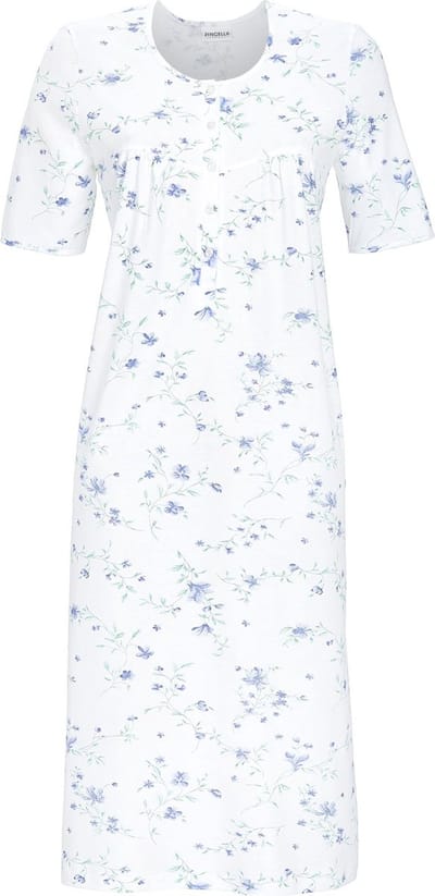 Ringella – Blue Flower – Nachtkleed – 5211074 – Blue – Maat 40
