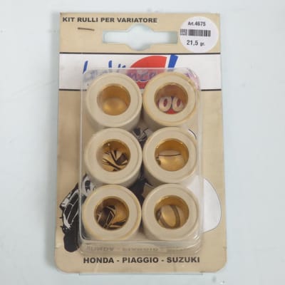 Galet rouleau de variateur Leovince pour Scooter Piaggio 250 Hexagon 2001 à 2017 23.8x18 21.5Grs Neuf