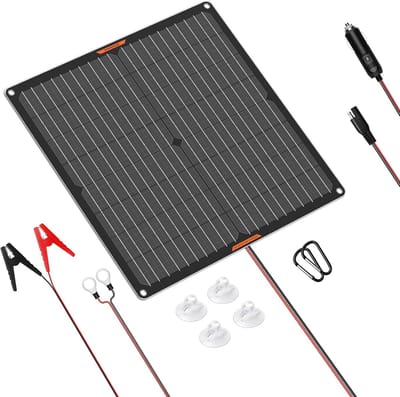 Draagbare 30W Zonnepaneel Oplader voor Mobiel & USB Apparaten