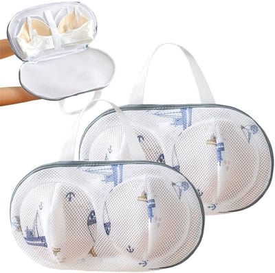 Waszakken Set - Netstof Zakken - Ondergoed Wassen - Beschermt Delicaat - 20 x 33 cm - Stijl-C