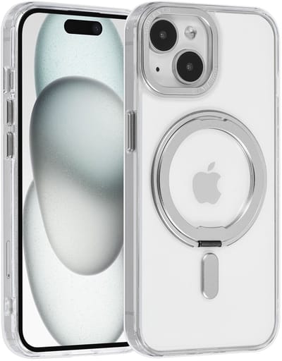 UNIQ Accessory Back Cover - Transparant voor Apple iPhone 15 - MagSafe met ringstand
