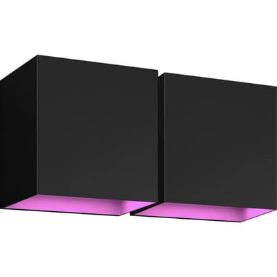Philips Hue Resonate Downward White and Color - zwart 2-pack