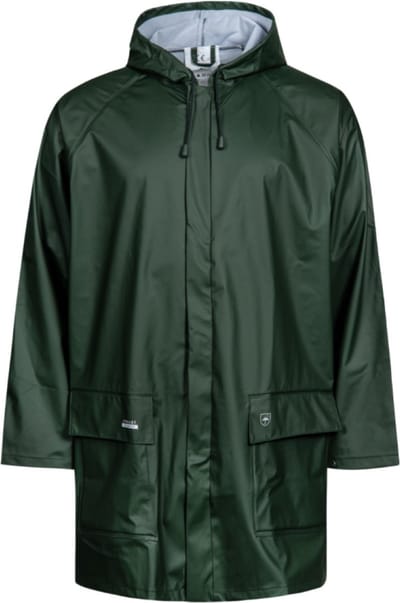 Donkergroene regenjas van Lyngsøe Rainwear M