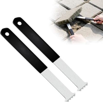 Paving Stone Verwijderaar Set van 2, Roestvrij Stenen Trekker met Antislip Handvat voor Tuin, Gazon en Terrasvervanging