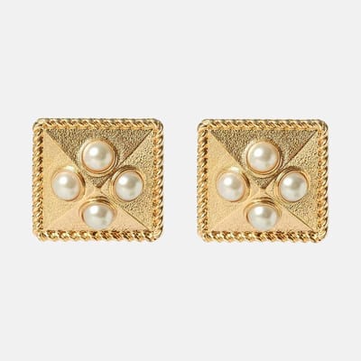 Margot Bardot - Aretha Gold. - Oorbellen dames - Goud - Statement