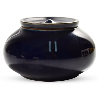 Elegante Begrafenis Urn - 170 ML - Urn - Mini Crematie Urn - As Urn - Voor Huisdieren, Honden, Katten of Menselijk As - Crematie As - Mini Urn - ZWART