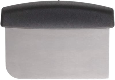 Dailygoods- Deegschraper Roestvrij Staal - Keukenschraper - Ergonomisch Ontwerp - Glad Oppervlak - Duurzaam - Corrosiebestendig - Bakplaat