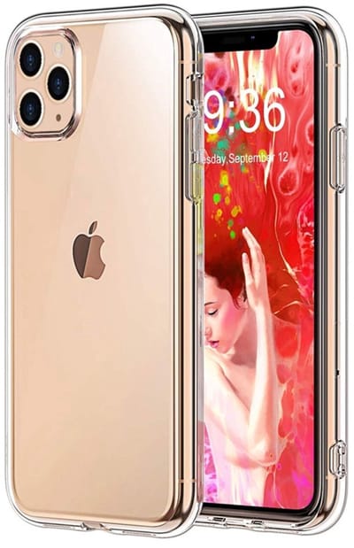 Mobiq transparant Hoesje geschikt voor iPhone 11 Pro Max - Flexibele TPU case geschikt voor iPhone 11 Pro Max transparant