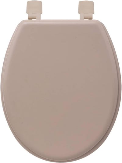 Toiletbril Hout - WC Bril - Badkamer Vernieuwen - MDF Hout - Standaard Maat - Beige
