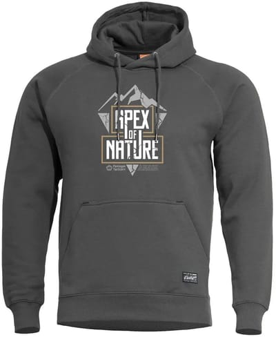 Pentagon Phaeton Apex Of Nature Hoodie Grijs L Man
