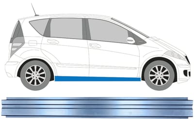 Reparatie dorpel voor Mercedes A-Class W169 2004-2012 / Links = Rechts