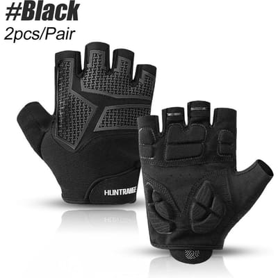 Schokbestendige Gel Pad Fietshandschoenen Halve Vinger Sport Handschoenen voor Mannen Vrouwen Zomer Fiets Sportschool Fitness MTB Handschoenen XL
